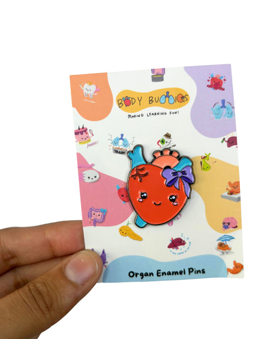 Aortina the Heart Pin