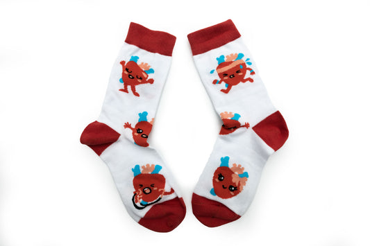 Aortina the Heart Socks