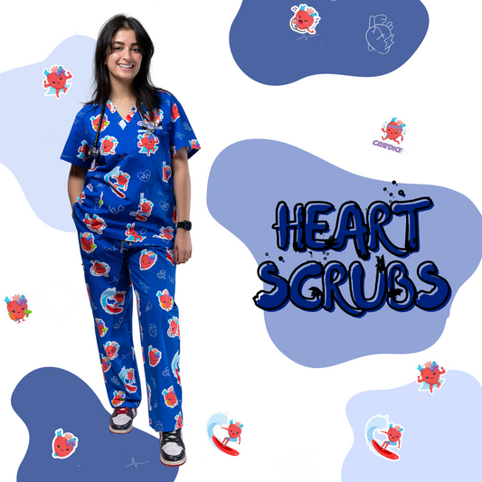 Heart Organ Scrub Set