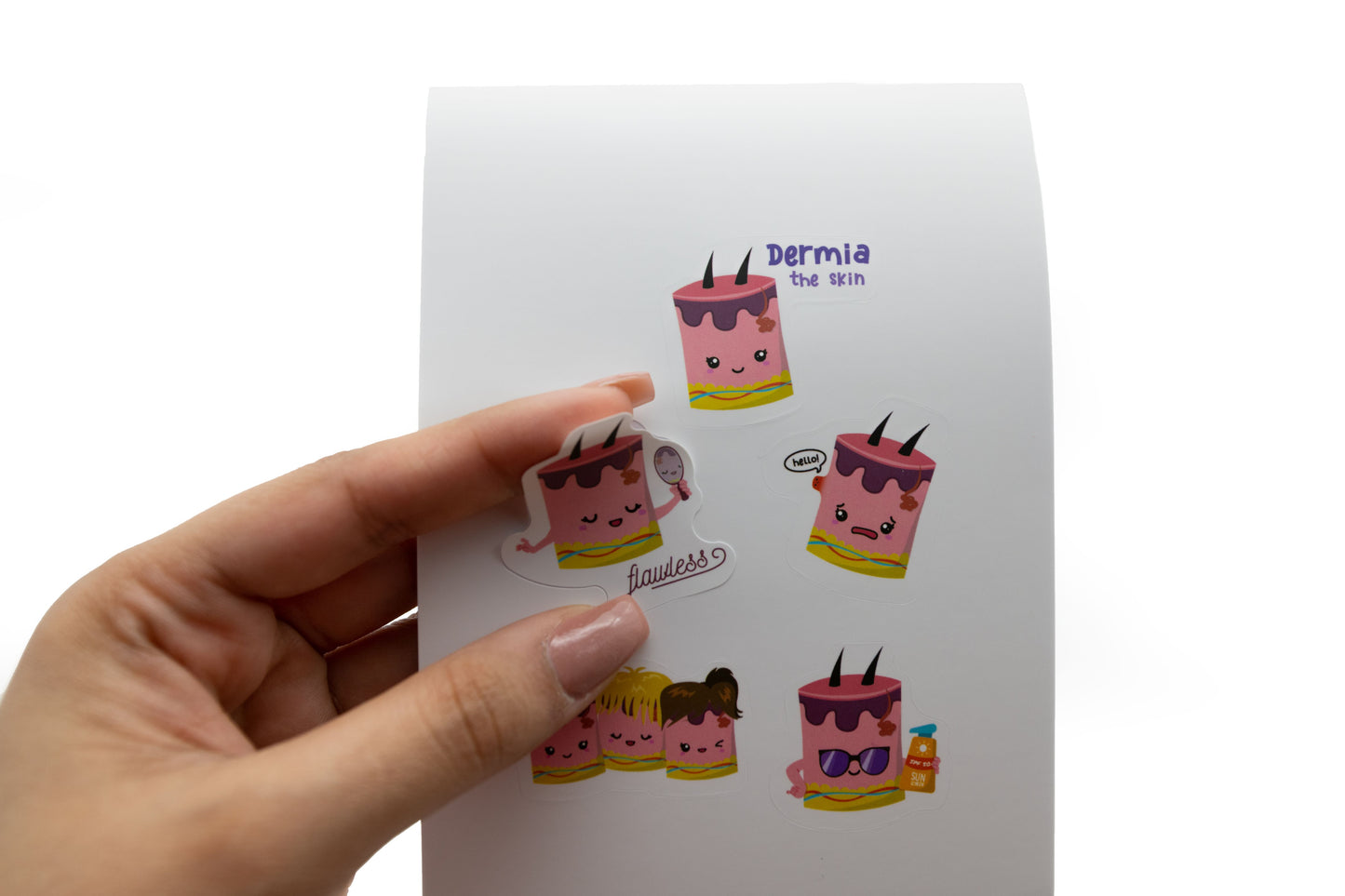 Dermia the Skin Stickers