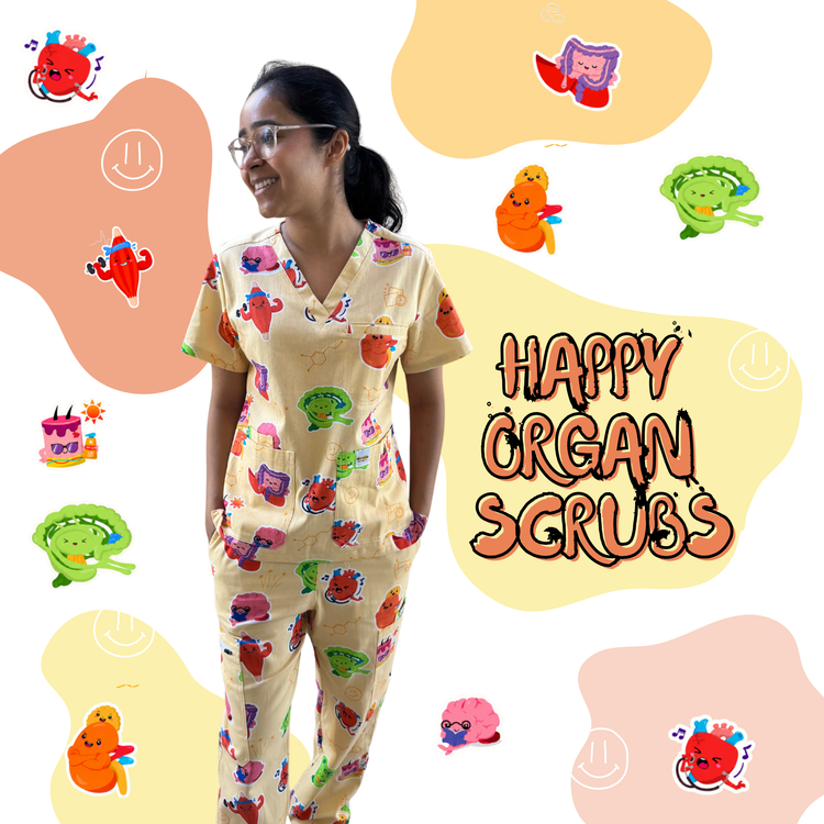 Happy Organ Scrubs