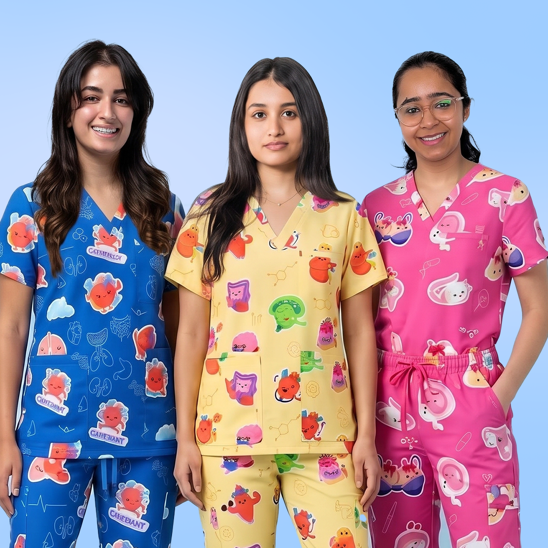 Cotton Printed Scrubs