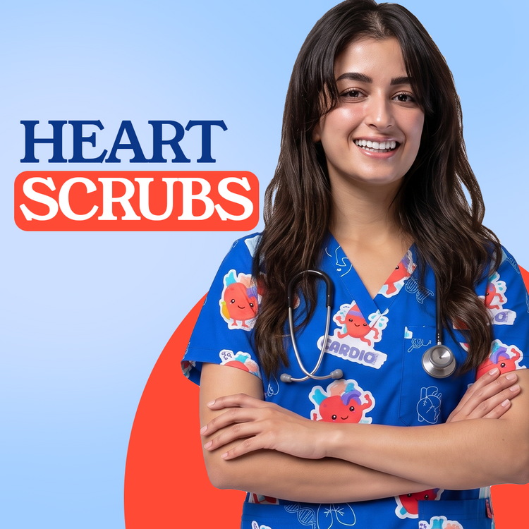 V2 Heart Organ Scrubs