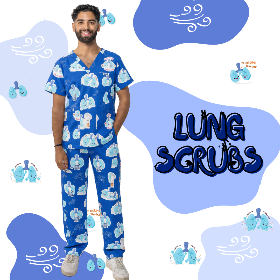 V2 Lungs Organ Scrubs