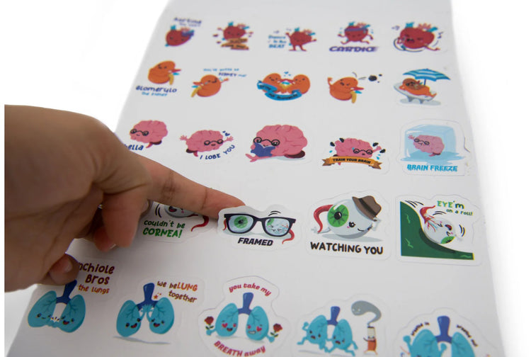 Body Action Sticker Stickers – Body Buddies