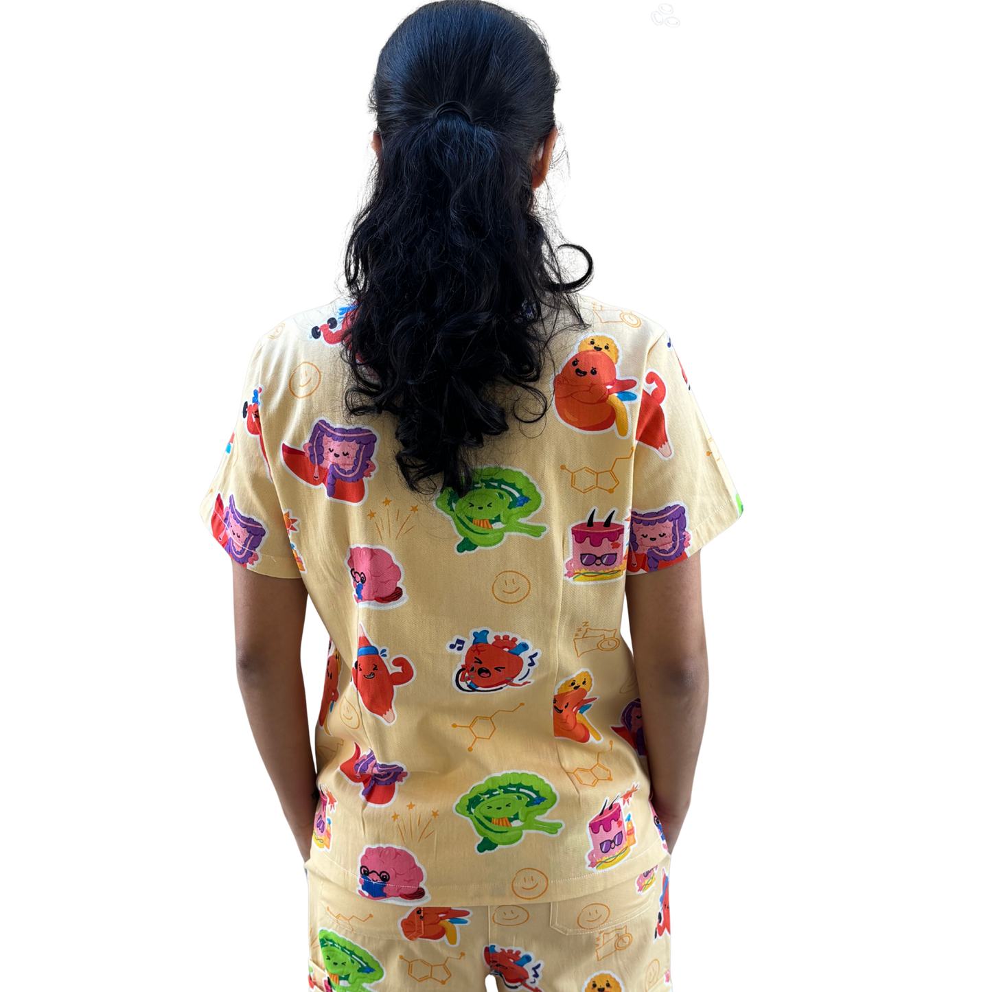 V2 Happy Organ Scrub Top