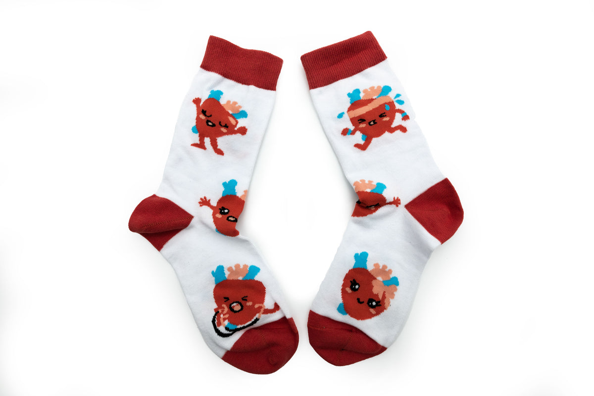 Aortina the Heart Socks