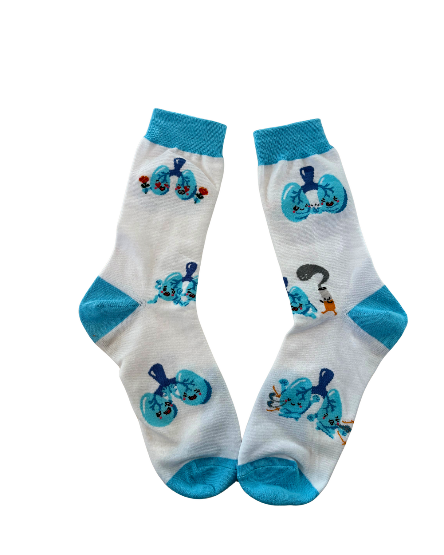 Bronchiole Bros the Lungs Socks