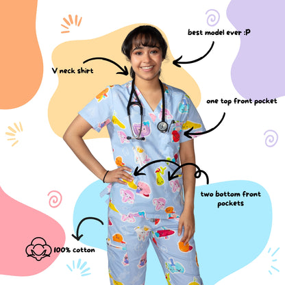 Signature Organ Scrub Set