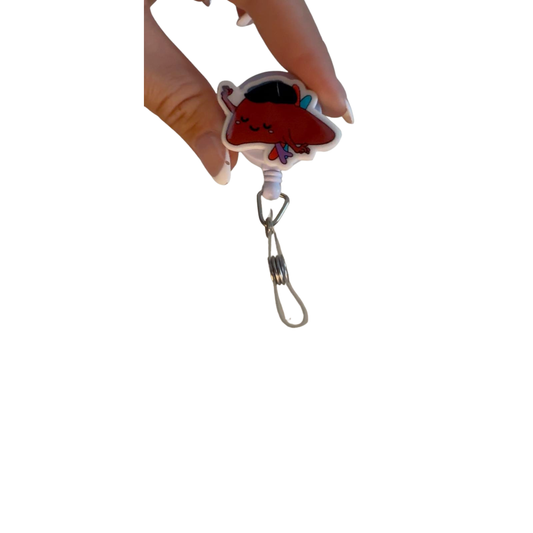 Oliver the Liver ID Badge Reel