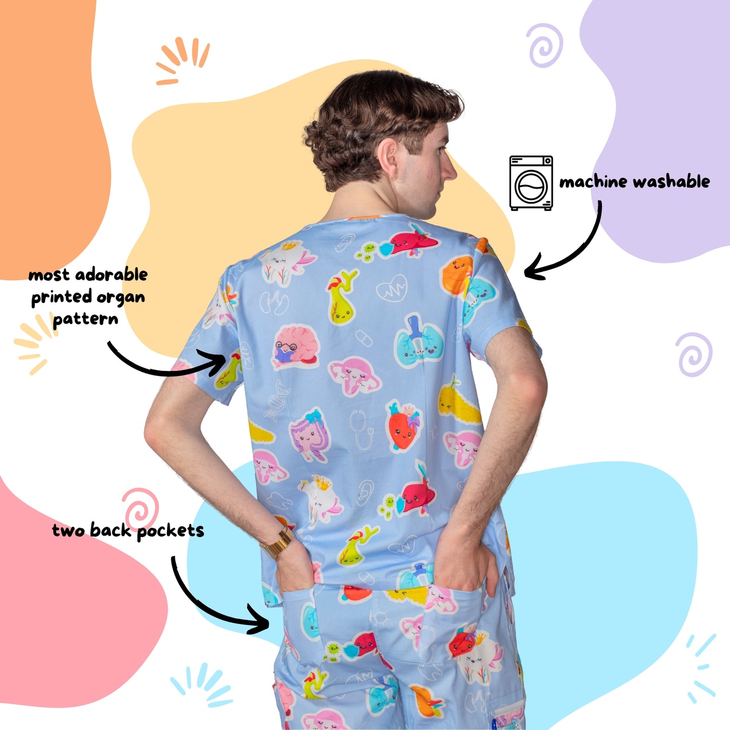 Signature Organ Scrub Set