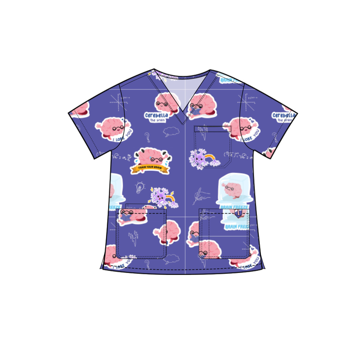 PREORDER: V2 Neuro Scrub Top