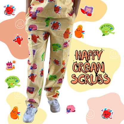 V2 Happy Organ Scrub Pants