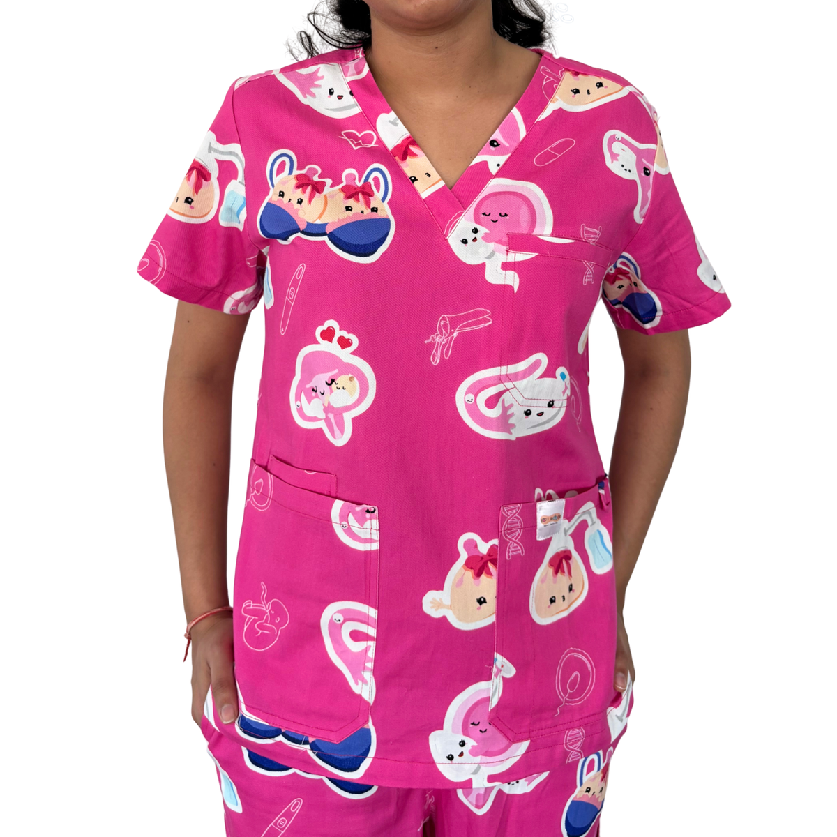 V2 O&G Scrub Top