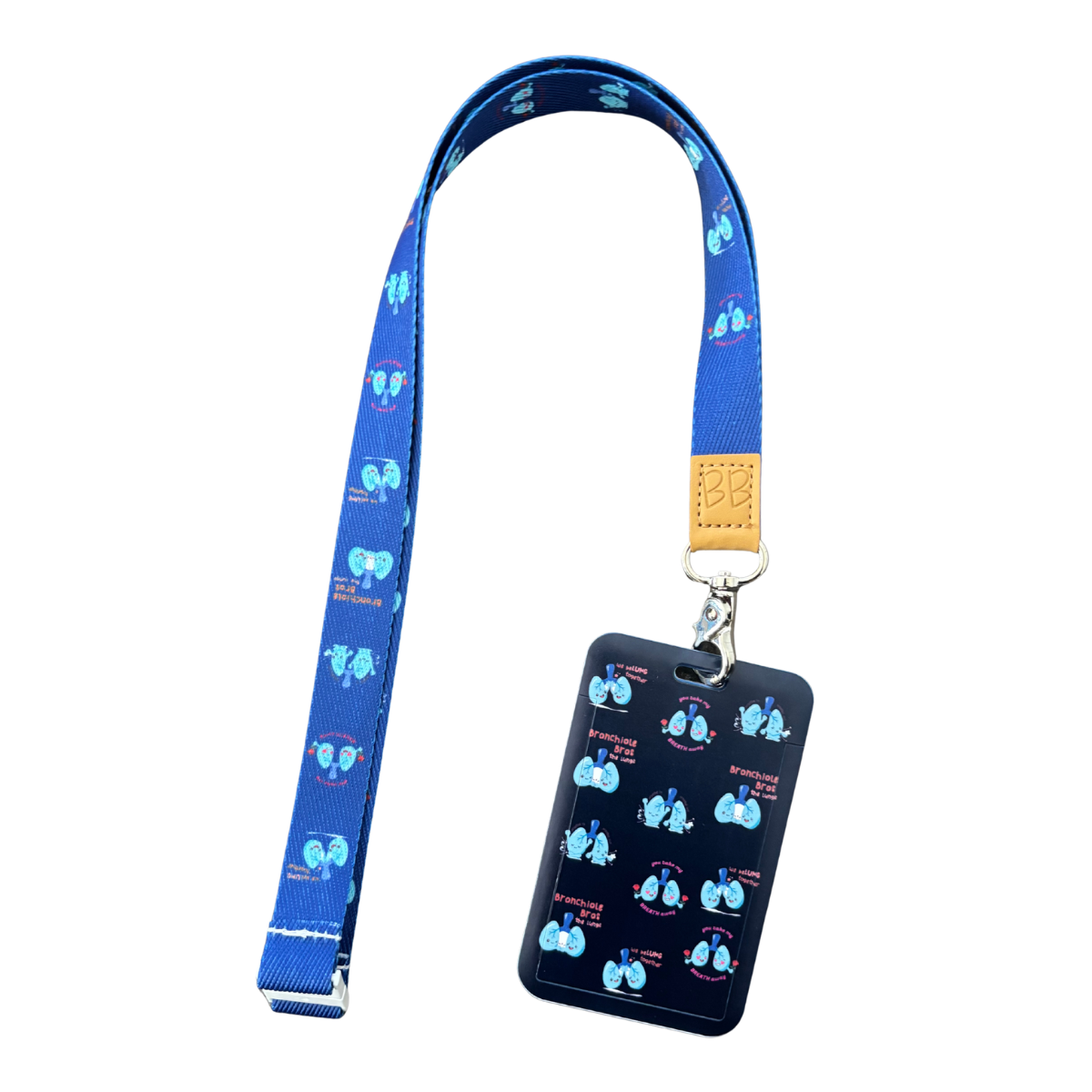 Bronchiole Bros the Lungs Lanyard
