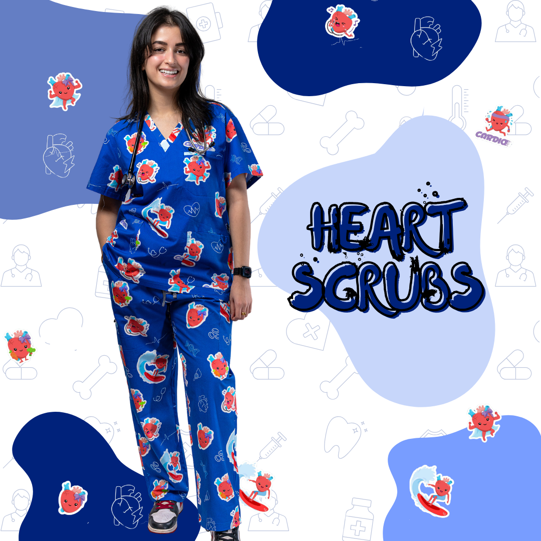 V2 Heart Organ Scrub Set