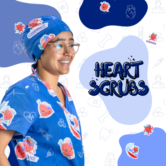 Heart Organ Scrub Cap