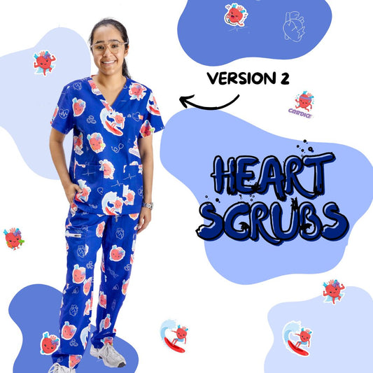 V2 Heart Organ Scrub Set