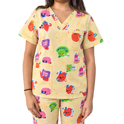 V2 Happy Organ Scrub Set