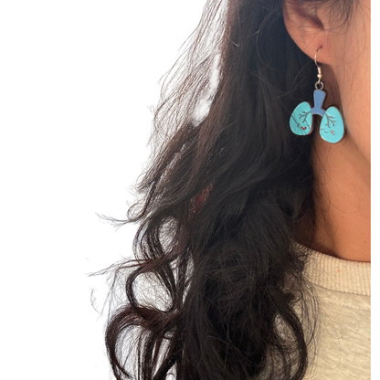 Bronchiole Bros the Lungs Earrings