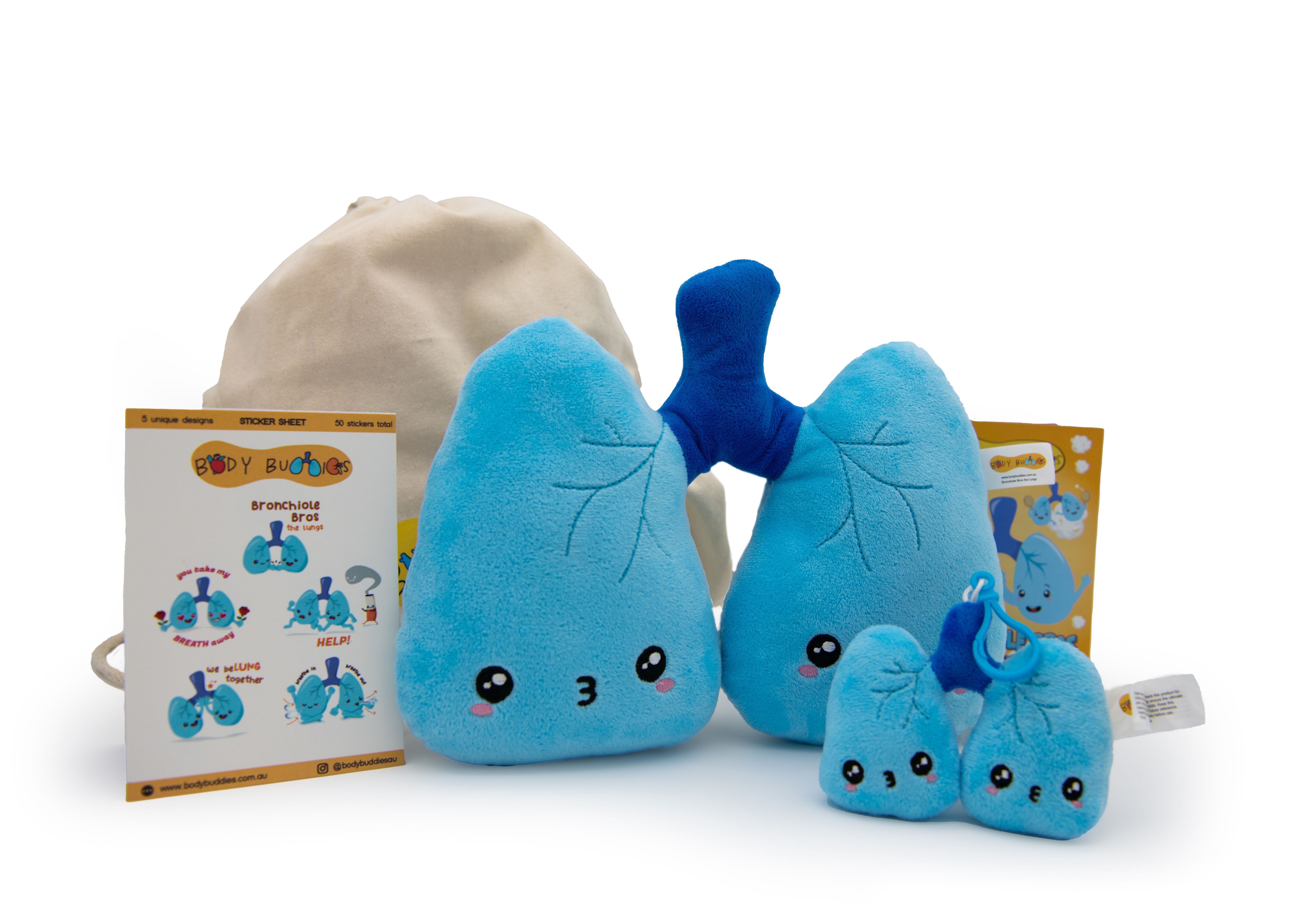 Bronchiole Bros the Lungs Gift Pack