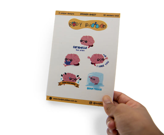 Cerebella the Brain Stickers