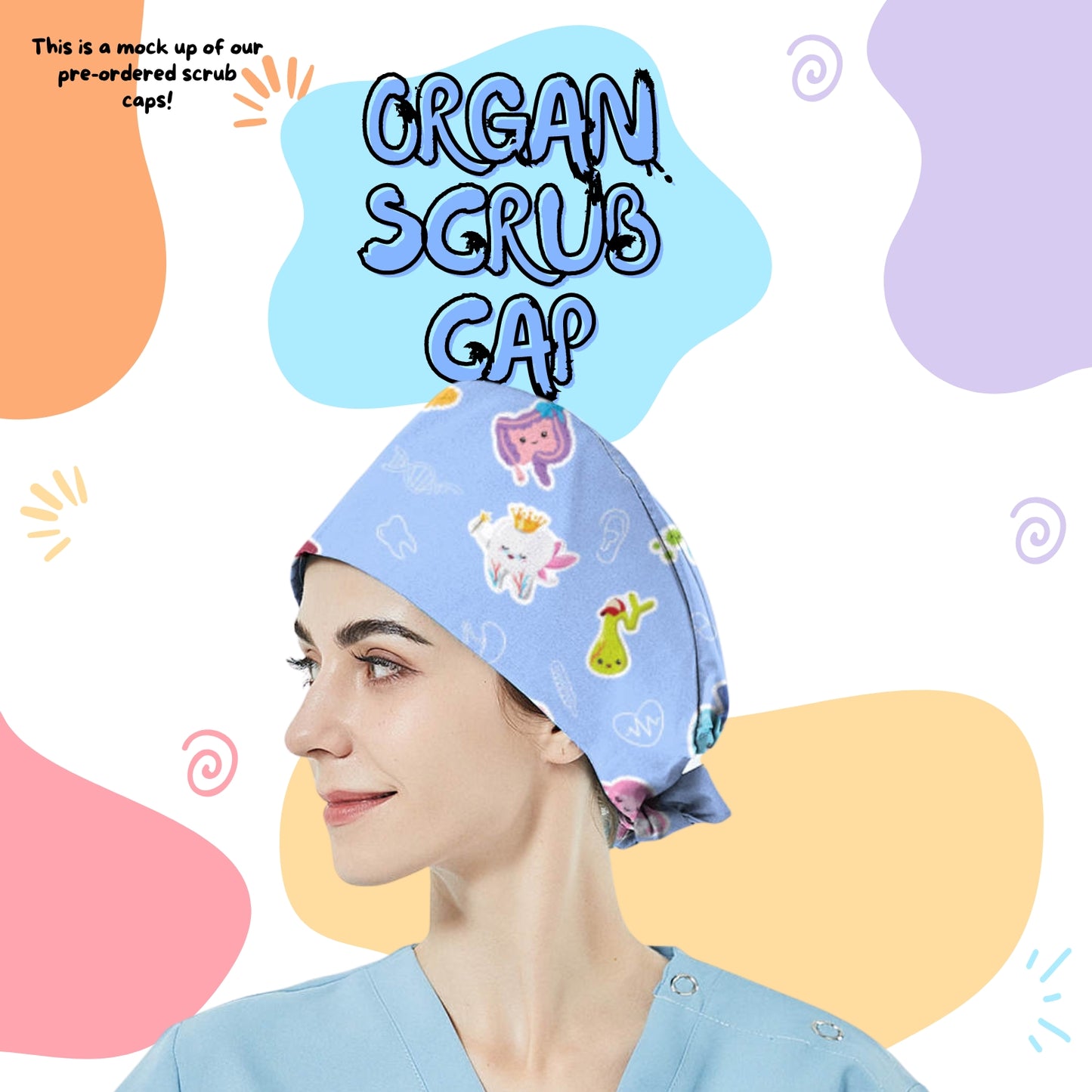 Signature Organ Scrub Cap