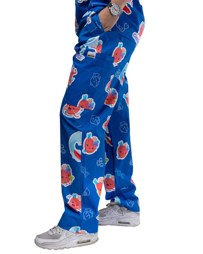 V2 Heart Organ Scrub Pants