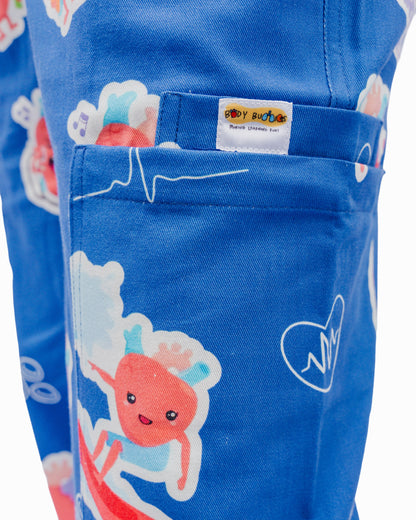 V2 Heart Organ Scrub Pants