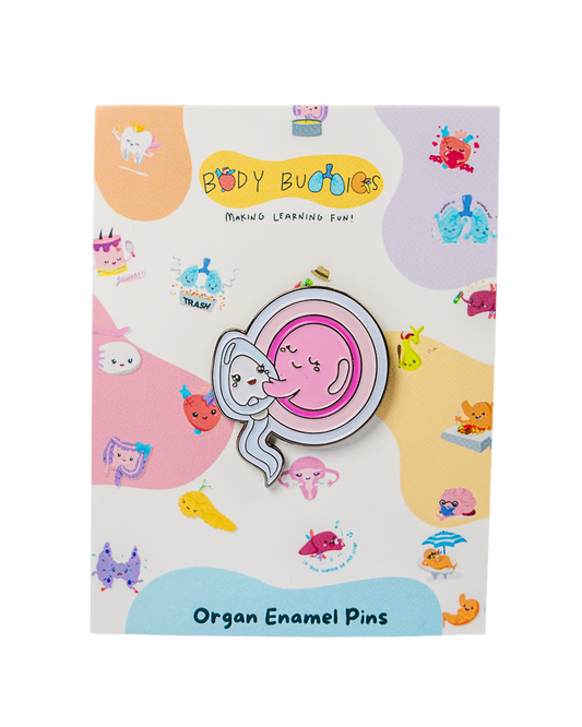 Ovie the Egg & Zoomie the Sperm Pin